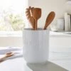 Dunelm Ceramic Utensil Holder White 1 Dunelm Ceramic Utensil Holder White -Kitchen Warehouse 30796453