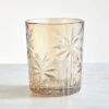 Dunelm Luxe Palm Amber Tumbler Glass -Kitchen Warehouse 30797552