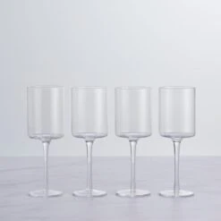 Dunelm Set Of 4 Montreal White Wine Glasses
