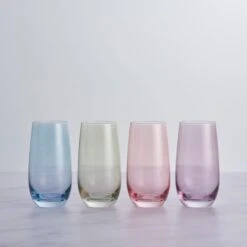 Dunelm Set Of 4 Pastel Highball Tumblers -Kitchen Warehouse 30797563 alt04