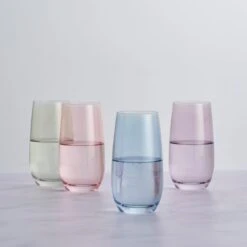 Dunelm Set Of 4 Pastel Highball Tumblers -Kitchen Warehouse 30797563 alt06