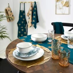 Dunelm Luxe Palm Dinner Plate -Kitchen Warehouse 30798993 alt02