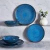 Dunelm Reactive Blue 12 Piece Dinner Set -Kitchen Warehouse 30799259