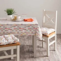 Dunelm Elements Arvid Wipe Clean Tablecloth