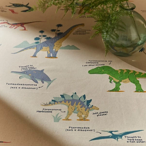 Natural History Museum Dinosaur Wipe Clean Tablecloth 5 Natural History Museum Dinosaur Wipe Clean Tablecloth - Image 3