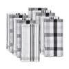 Pack Of 10 Monochrome Tea Towels -Kitchen Warehouse 30804536