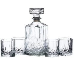 BarCraft Barcraft Cut Glass Effect Decanter Set 900ml 10 BarCraft Barcraft Cut Glass Effect Decanter Set 900ml -Kitchen Warehouse 30816893 alt03